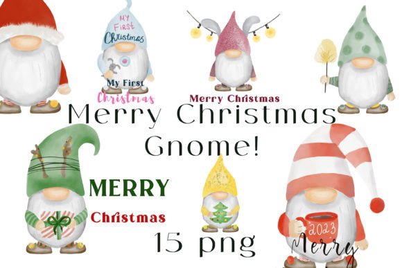 Christmas Gnome PNGs: Festive Illustrations for Blogs