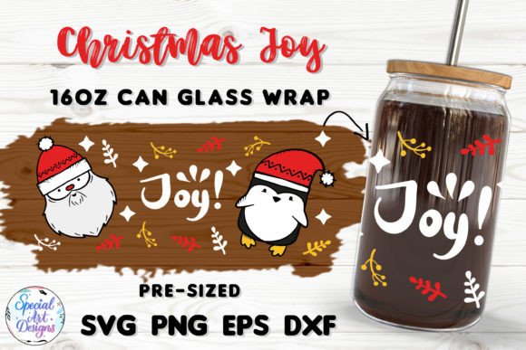 Christmas Joy Glass Wrap: Crafts & Branding