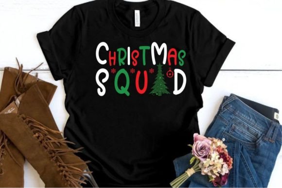 CHRISTMAS SQUAD SVG for T-Shirt Designs