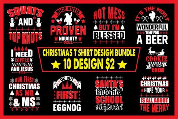 Christmas T-Shirt Designs Bundle Review