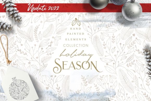 Holiday Season Collection: Festive Illustrations for Crafters
