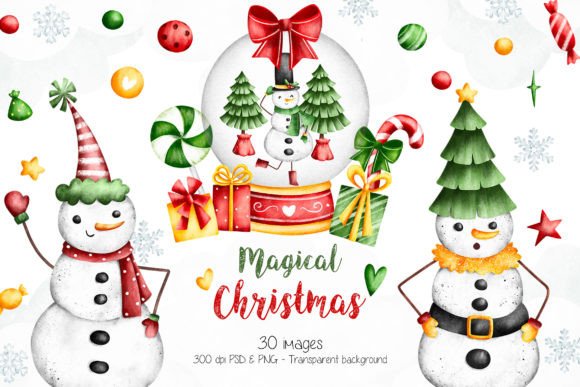 Magical Christmas Illustrations for Sellers