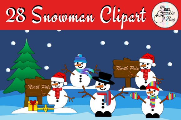 Review: Christmas and Winter Snowman Clipart for Embroidery