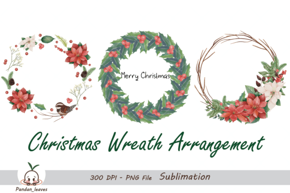 Review: Christmas Wreath Illustrations for Sellers