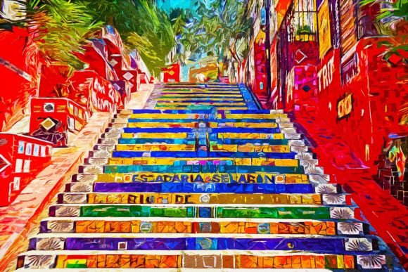 Rio De Janeiro Oil Paint Illustrations Review