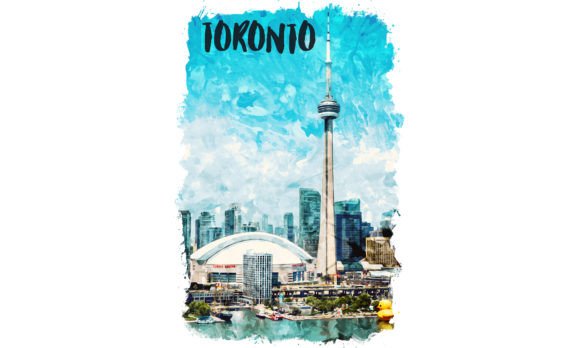 Toronto Canada Watercolor: Illustrations Review
