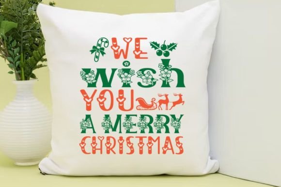 WE WISH YOU a MERRY CHRISTMAS SVG for T-Shirt Designs